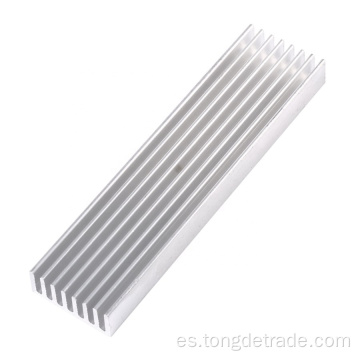 Disipador de calor de mecanizado CNC de aluminio de alta calidad